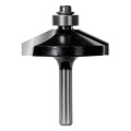 Carb-I-Tool T 8165 B - 6.35 mm (1/4”) Shank 65 Degree Chamfering Router Bit w/ Ball Bearing Guide